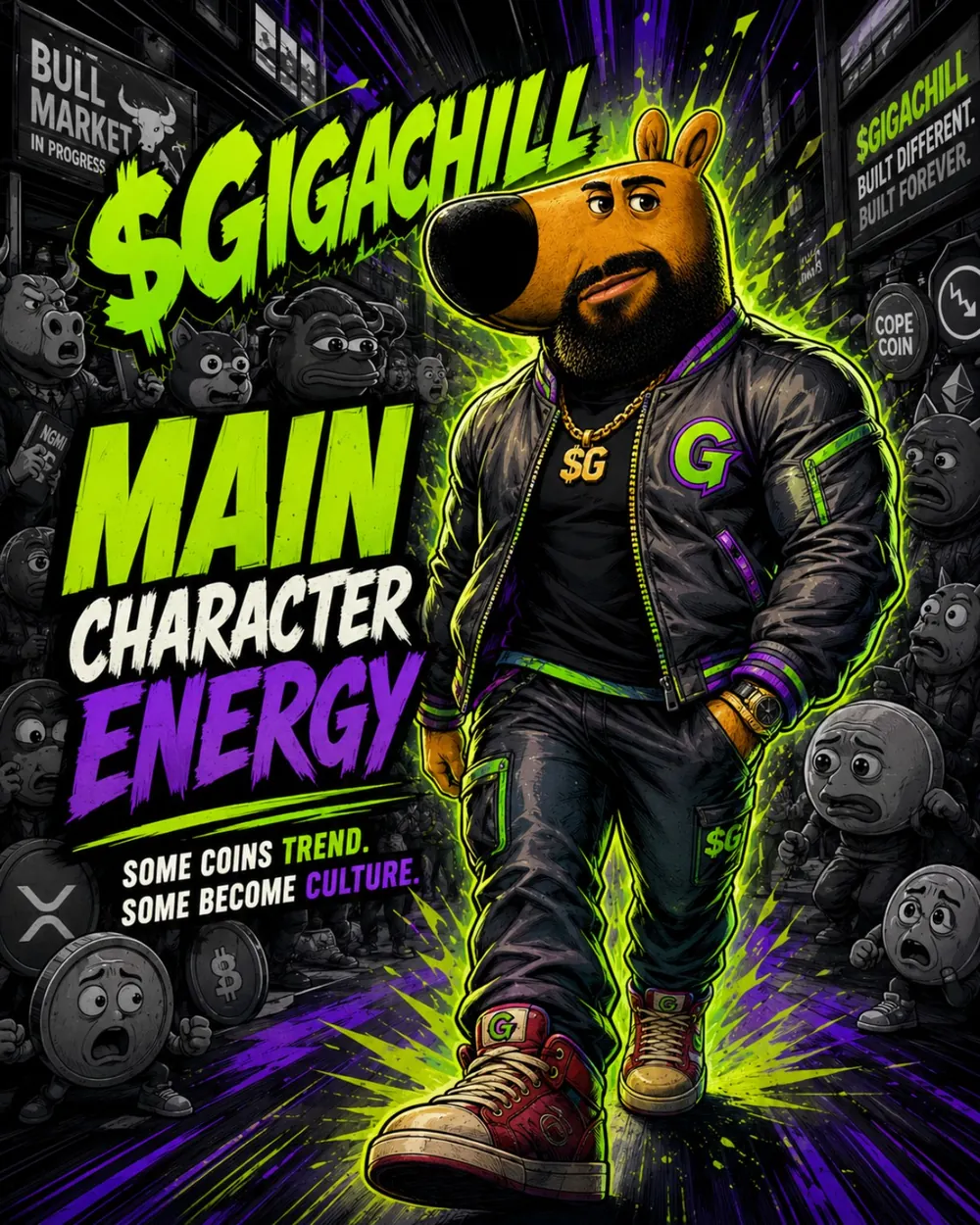 GIGACHILL mascot artwork